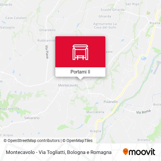 Mappa Montecavolo - Via Togliatti