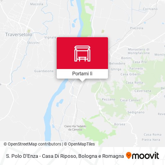 Mappa S. Polo D'Enza - Casa Di Riposo