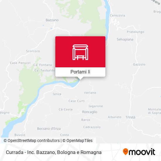 Mappa Currada - Inc. Bazzano