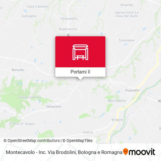 Mappa Montecavolo - Inc. Via Brodolini