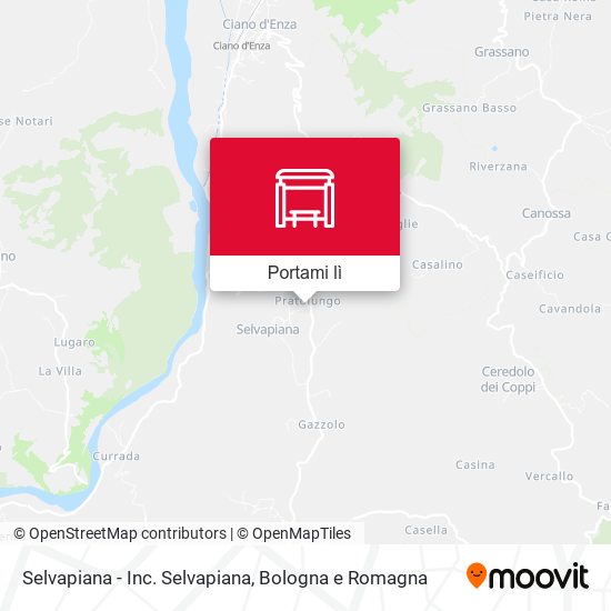Mappa Selvapiana - Inc. Selvapiana