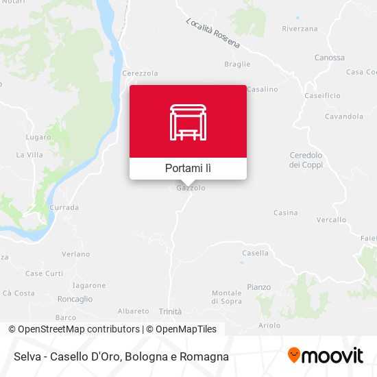 Mappa Selva - Casello D'Oro