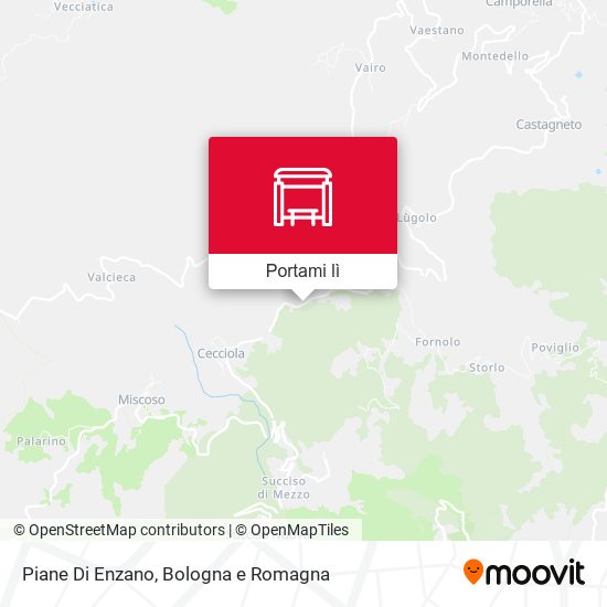 Mappa Piane Di Enzano