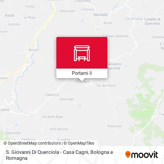 Mappa S. Giovanni Di Querciola - Casa Cagni