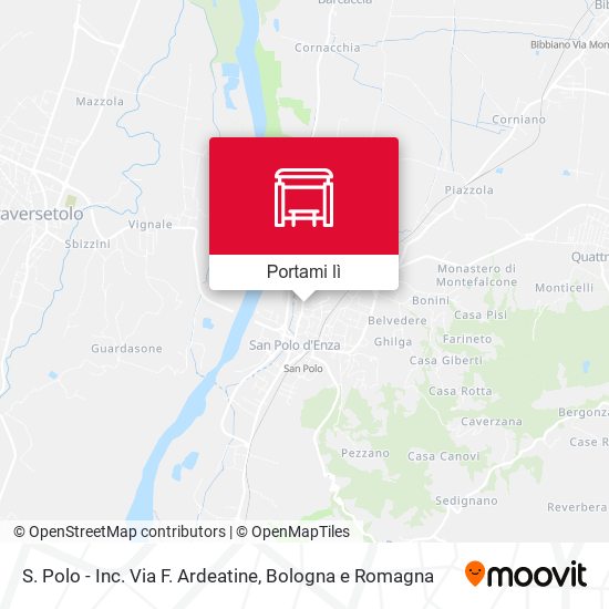 Mappa S. Polo - Inc. Via F. Ardeatine