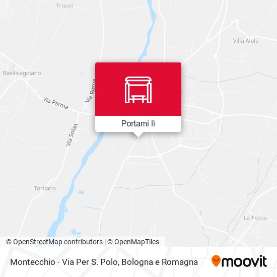 Mappa Montecchio - Via Per S. Polo