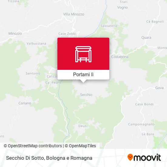 Mappa Secchio Di Sotto
