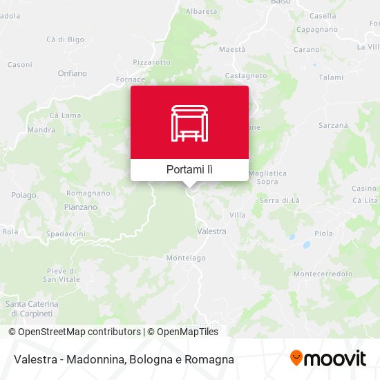 Mappa Valestra - Madonnina