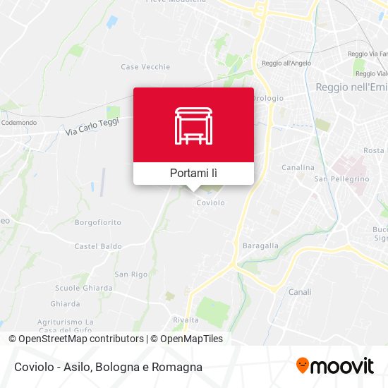 Mappa Coviolo - Asilo