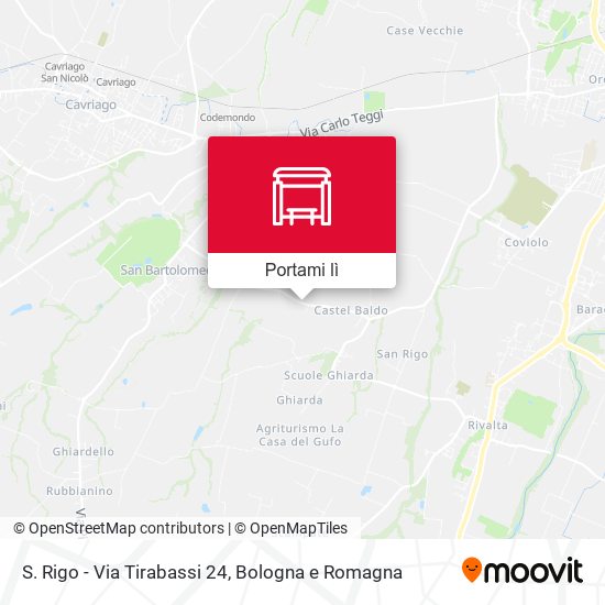 Mappa S. Rigo - Via Tirabassi 24