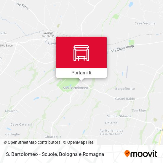 Mappa S. Bartolomeo - Scuole