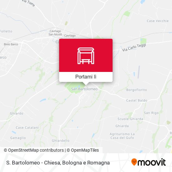 Mappa S. Bartolomeo - Chiesa