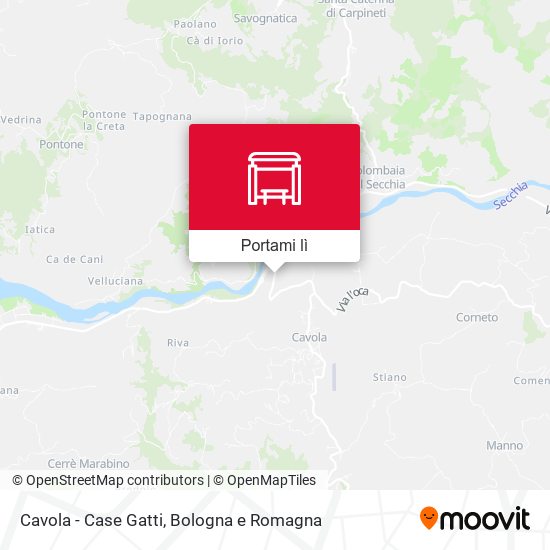 Mappa Cavola - Case Gatti