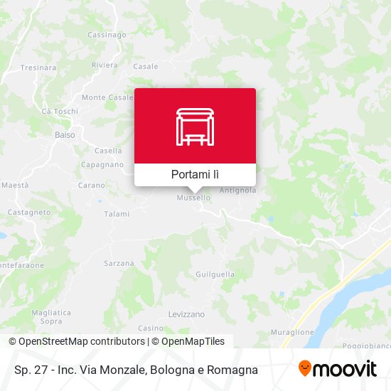 Mappa Sp. 27 - Inc. Via Monzale