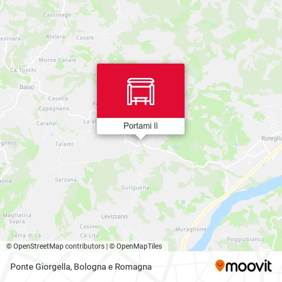 Mappa Ponte Giorgella