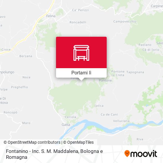 Mappa Fontanino - Inc. S. M. Maddalena