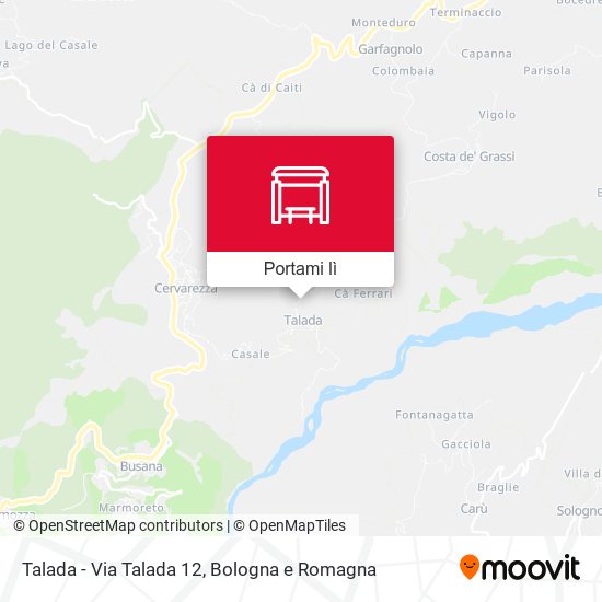 Mappa Talada - Via Talada 12
