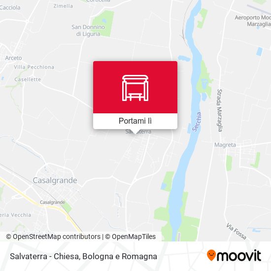 Mappa Salvaterra - Chiesa