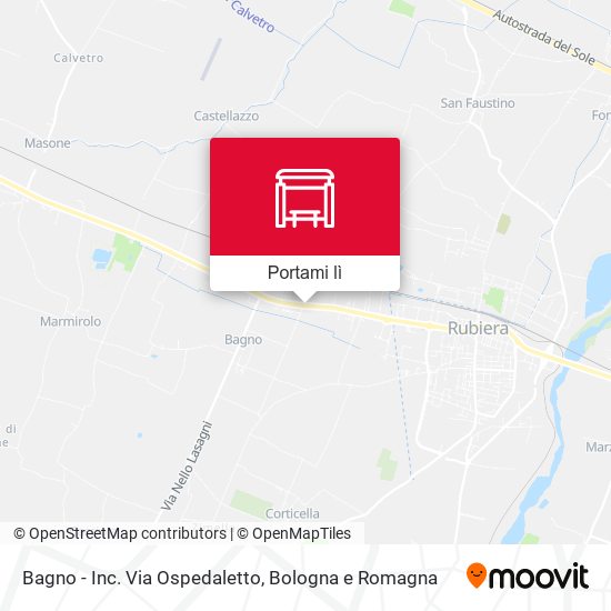 Mappa Bagno - Inc. Via Ospedaletto