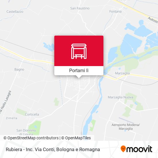 Mappa Rubiera - Inc. Via Conti