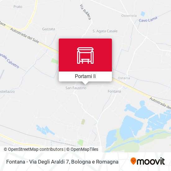Mappa Fontana - Via Degli Araldi 7
