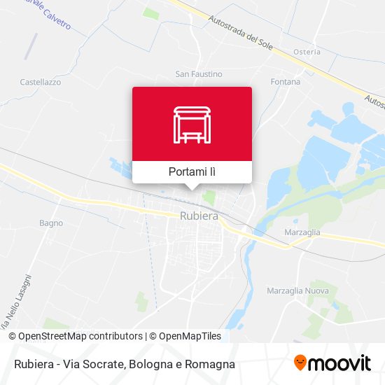 Mappa Rubiera - Via Socrate
