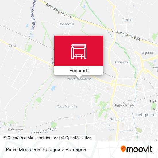 Mappa Pieve Modolena