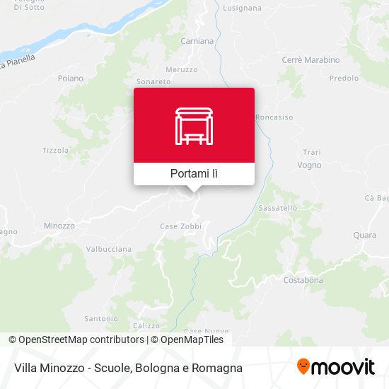 Mappa Villa Minozzo - Scuole