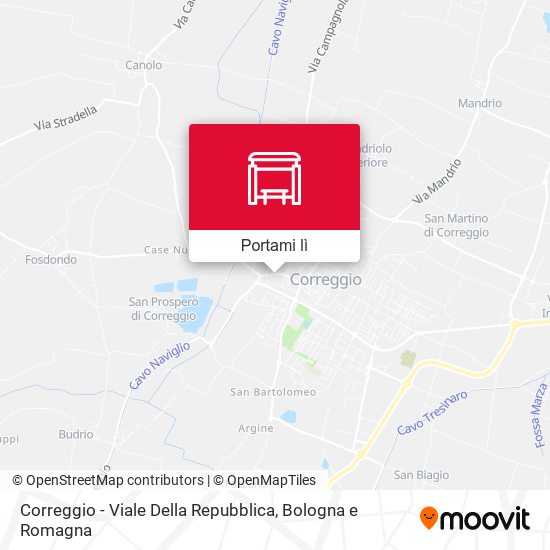 Mappa Correggio - Viale Della Repubblica