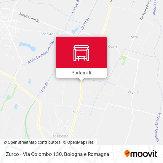 Mappa Zurco - Via Colombo 130