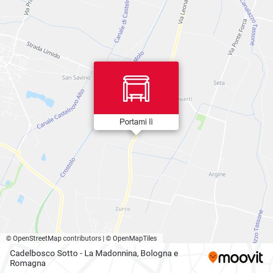 Mappa Cadelbosco Sotto - La Madonnina