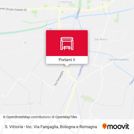 Mappa S. Vittoria - Inc. Via Fangaglia