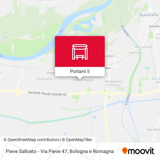 Mappa Pieve Saliceto - Via Pieve 47