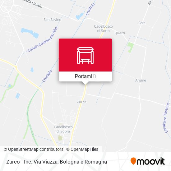 Mappa Zurco - Inc. Via Viazza