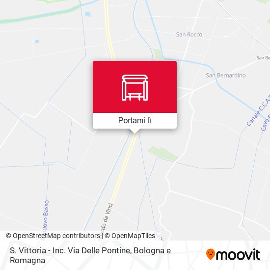 Mappa S. Vittoria - Inc. Via Delle Pontine
