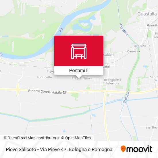 Mappa Pieve Saliceto - Via Pieve 47