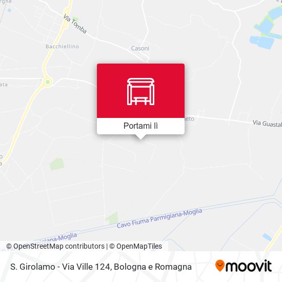 Mappa S. Girolamo - Via Ville 124