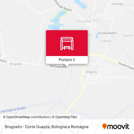Mappa Brugneto - Corte Guazza