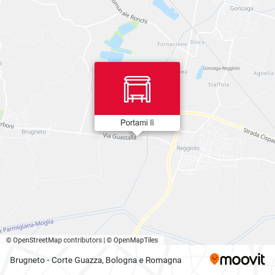 Mappa Brugneto - Corte Guazza