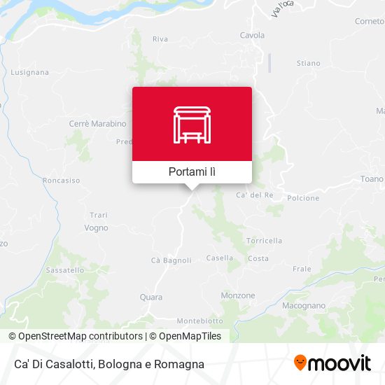 Mappa Ca' Di Casalotti