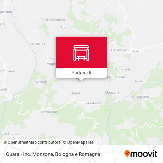 Mappa Quara - Inc. Monzone