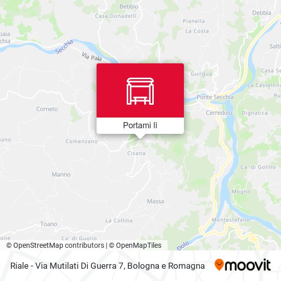 Mappa Riale - Via Mutilati Di Guerra 7