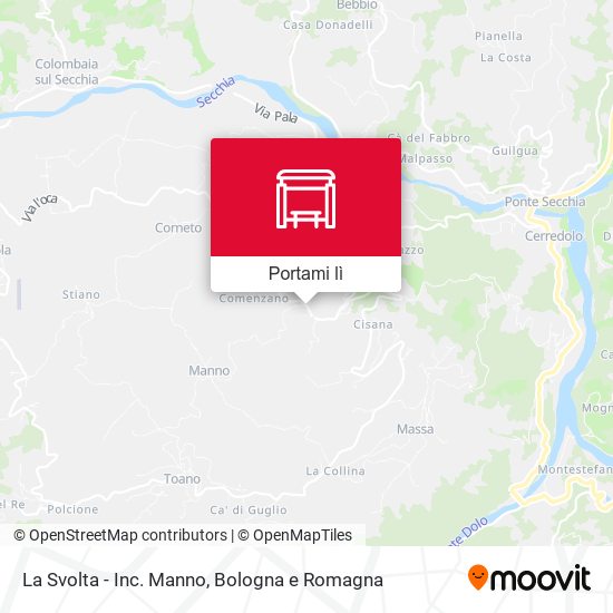 Mappa La Svolta - Inc. Manno
