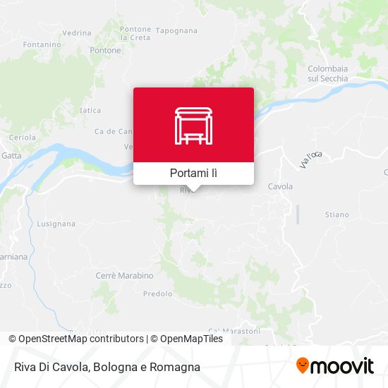 Mappa Riva Di Cavola