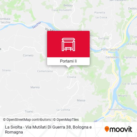 Mappa La Svolta - Via Mutilati Di Guerra 38