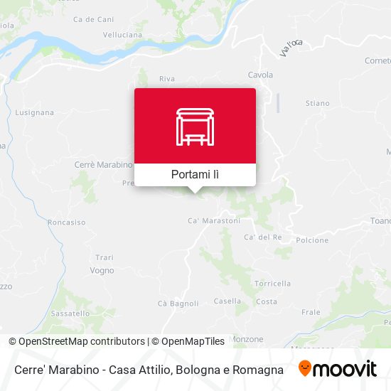 Mappa Cerre' Marabino - Casa Attilio