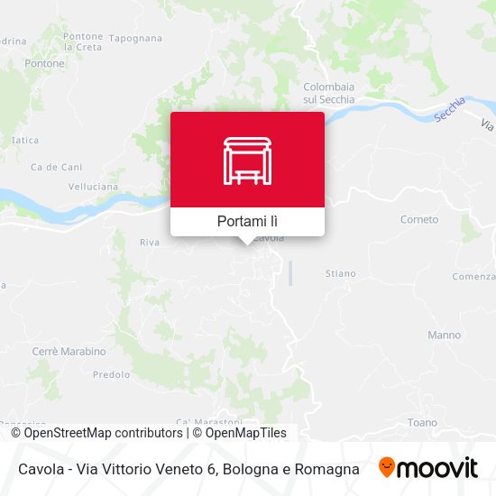Mappa Cavola - Via Vittorio Veneto 6