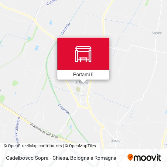 Mappa Cadelbosco Sopra - Chiesa