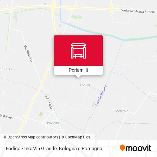 Mappa Fodico - Inc. Via Grande