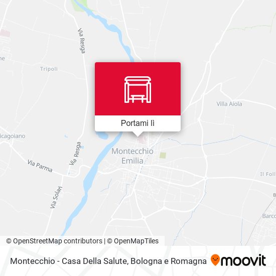 Mappa Montecchio - Casa Della Salute